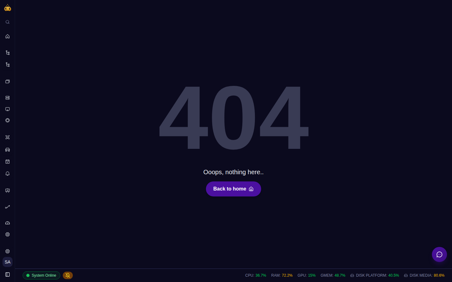 Tracking Plat — cari nomor plat dengan dukungan wildcard dan lihat ringkasan first_seen, last_seen, serta detection_count.